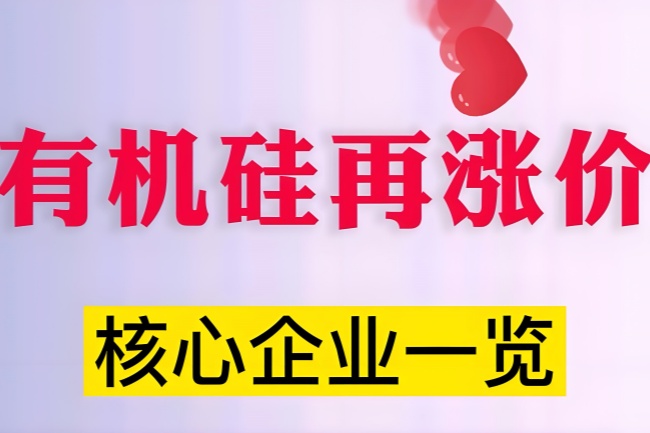 有机硅：减产力度扩大，价格延续上涨